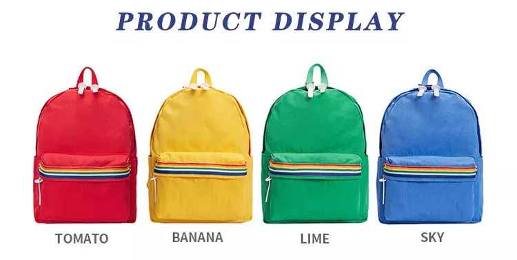 small yellow backpack