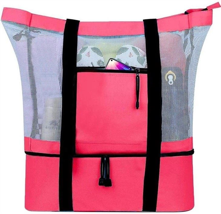 pink handbag